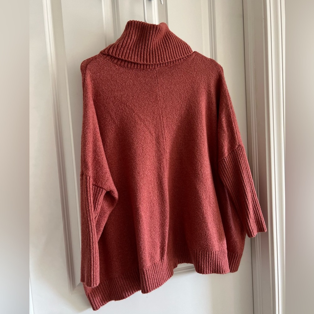 Loft poncho title neck sweater XS